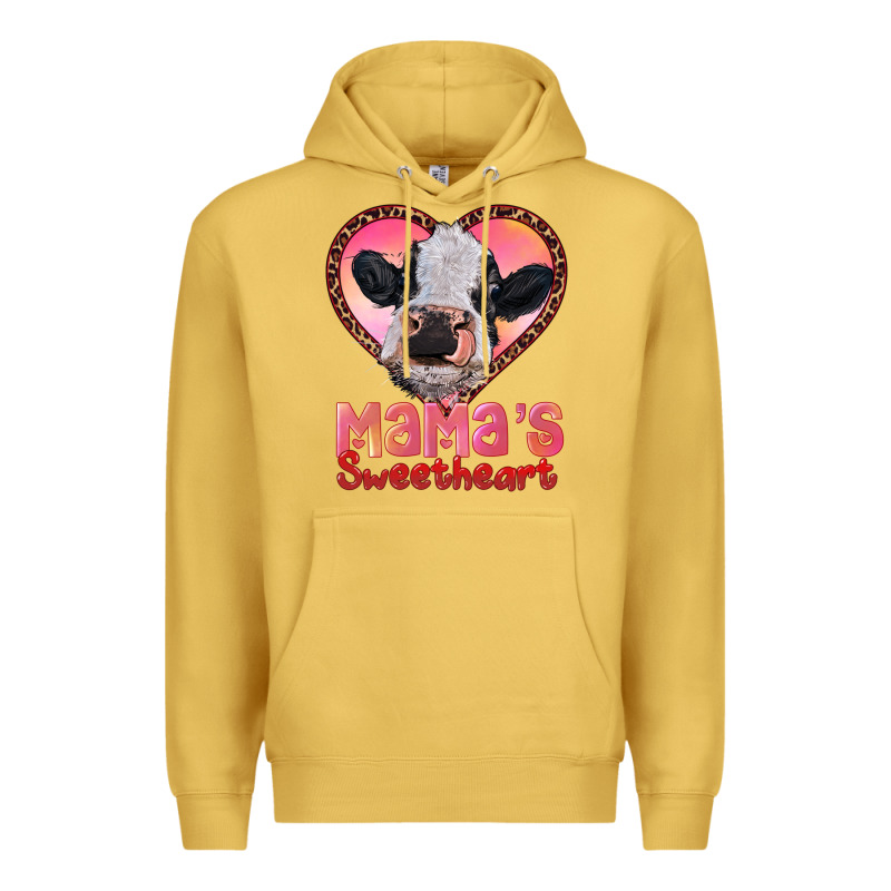 Mamas Sweetheart Baby Cow Premium Hoodie by RanaPortraitStore | Teevron
