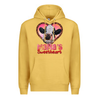 Antique Gold mamas sweetheart baby cow Premium Hoodie - RanaPortraitStore