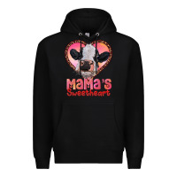 Black mamas sweetheart baby cow Premium Hoodie - RanaPortraitStore