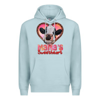 Blue Mist mamas sweetheart baby cow Premium Hoodie - RanaPortraitStore