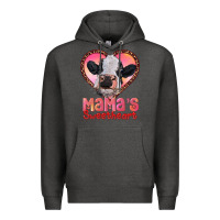 Charcoal Heather mamas sweetheart baby cow Premium Hoodie - RanaPortraitStore