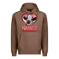 Chestnut mamas sweetheart baby cow Premium Hoodie - RanaPortraitStore