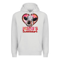 Dove Grey mamas sweetheart baby cow Premium Hoodie - RanaPortraitStore
