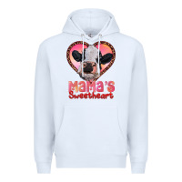 White mamas sweetheart baby cow Premium Hoodie - RanaPortraitStore