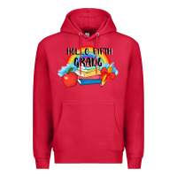 Cardinal back to school hello fifth grade 3200x2400 Premium Hoodie - AdoDesignShop