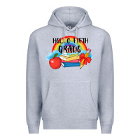 Heather Grey back to school hello fifth grade 3200x2400 Premium Hoodie - AdoDesignShop
