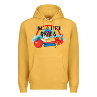 Mustard back to school hello fifth grade 3200x2400 Premium Hoodie - AdoDesignShop