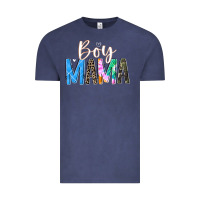 Boy Mama  Black Vintage Tee | Teevron
