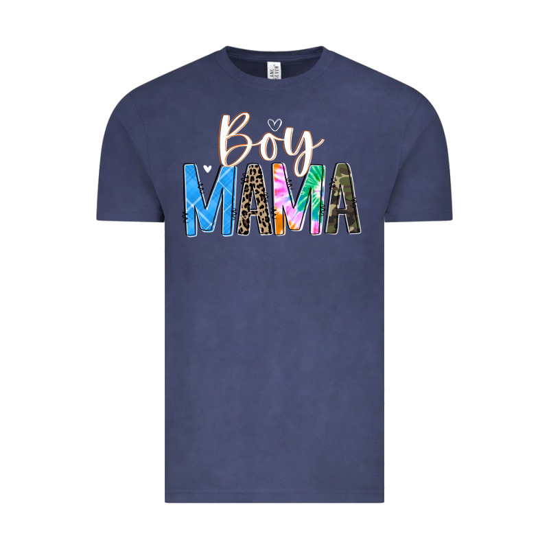 Boy Mama  Black Vintage Tee by JahusDesignShop | Teevron