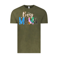 Vintage Olive boy mama  black Vintage Tee - JahusDesignShop