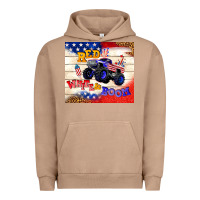Pigment Burro red white & boom Urban Hoodie - TumblerDesignByShophia