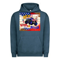 Pigment Midnight Navy red white & boom Urban Hoodie - TumblerDesignByShophia