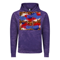 Cloud Purple 4th of July USA flag leopard 20oz tumbler Vintage Hoodie - Neo Western