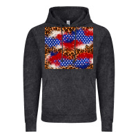 Vintage Black 4th of July USA flag leopard 20oz tumbler Vintage Hoodie - Neo Western