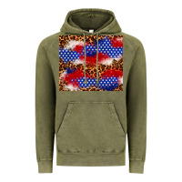 Vintage Olive 4th of July USA flag leopard 20oz tumbler Vintage Hoodie - Neo Western