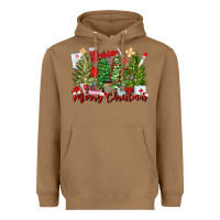 Toasted Coconut merry christmas nurse trees Heavyweight Hoodie - MaliasSmallBusiness