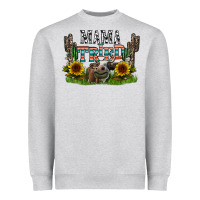 Heather Grey mama tried1 Heavyweight Sweatshirt - CowhideDigitalArt