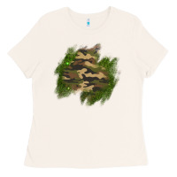 Bone camouflage glitter patch Ladies Tee - AdoDesignShop