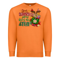 Carrot deer santa please bring me tea Premium Sweatshirt - MaliasSmallBusiness
