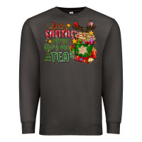 Smoke deer santa please bring me tea Premium Sweatshirt - MaliasSmallBusiness