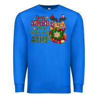 True Royal deer santa please bring me tea Premium Sweatshirt - MaliasSmallBusiness