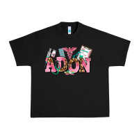 Black adon nurse Urban Heavy Tee - AdoDesignShop