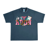 Midnight Navy adon nurse Urban Heavy Tee - AdoDesignShop