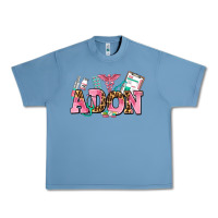 Pebble Blue adon nurse Urban Heavy Tee - AdoDesignShop