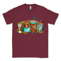 Burgundy longhaired cow coffee cups Classic Tee - Jasminsmagicworld