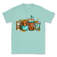 Seafoam longhaired cow coffee cups Classic Tee - Jasminsmagicworld