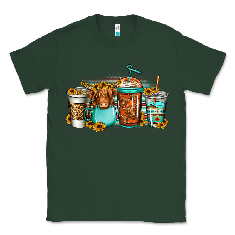 Longhaired Cow Coffee Cups Classic Tee by Jasminsmagicworld | Teevron