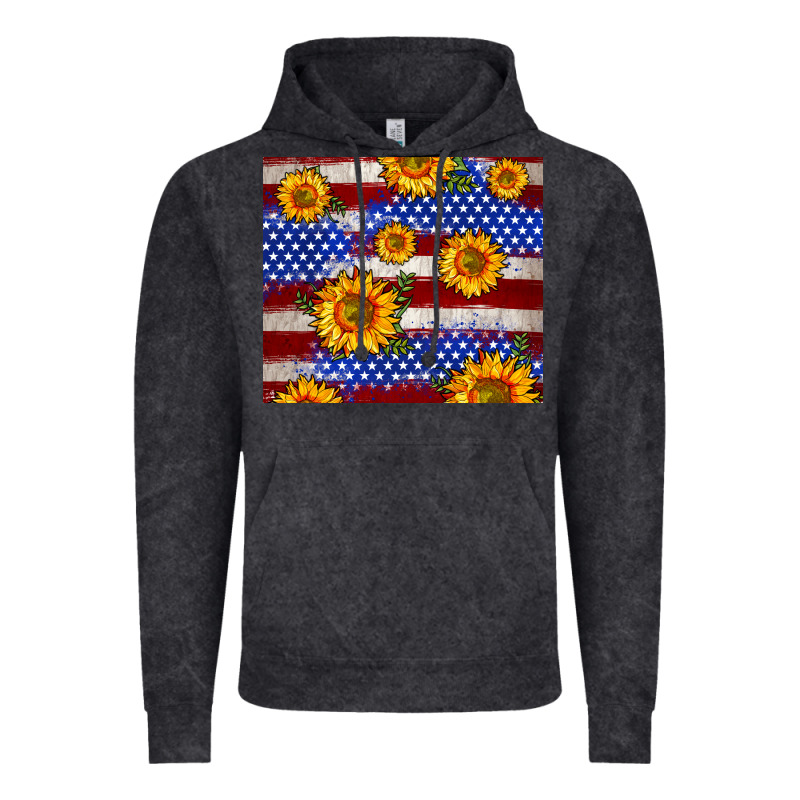 4th Of July Usa Flag Sunflower 20oz Tumbler Vintage Hoodie by Neo Western | Teevron