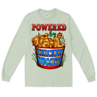 Matcha powered by chicken nuggets Long Sleeve Tee - AdoDesignShop