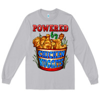 Moon Dust powered by chicken nuggets Long Sleeve Tee - AdoDesignShop