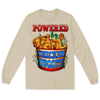 Mushroom powered by chicken nuggets Long Sleeve Tee - AdoDesignShop