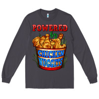 Smoke powered by chicken nuggets Long Sleeve Tee - AdoDesignShop