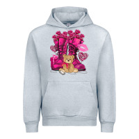 Heather Grey Army boots Valentine's Day Urban Hoodie - HowdyJamesFarm