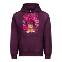 Mauve Wine Army boots Valentine's Day Urban Hoodie - HowdyJamesFarm