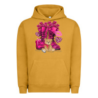 Pigment Peanut Butter Army boots Valentine's Day Urban Hoodie - HowdyJamesFarm