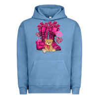 Pigment Pebble Blue Army boots Valentine's Day Urban Hoodie - HowdyJamesFarm
