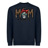 Navy mom life Heavyweight Sweatshirt - CowhideDigitalArt