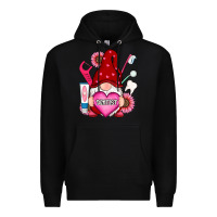 Black valentines day dentist gnome Premium Hoodie - RanaPortraitStore