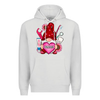 Dove Grey valentines day dentist gnome Premium Hoodie - RanaPortraitStore
