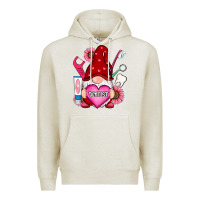 Oatmeal Heather valentines day dentist gnome Premium Hoodie - RanaPortraitStore