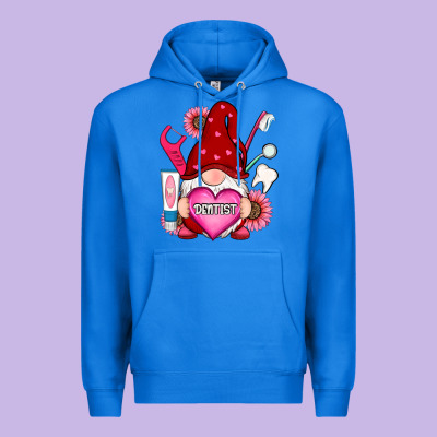 Valentines Day Dentist Gnome Premium Hoodie Designed By Ranaportraitstore