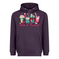 Plum ma medical assistant coffee cups Heavyweight Hoodie - MaliasSmallBusiness