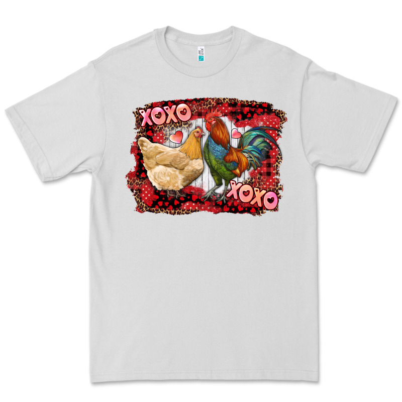 Xoxo Rooster And Chicken Premium Tee by RanaPortraitStore | Teevron