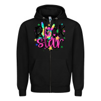 Black rock star Zipper Hoodie - MaliasSmallBusiness