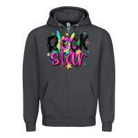 Smoke rock star Zipper Hoodie - MaliasSmallBusiness