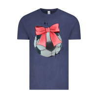 Vintage Denim coquette soccer bow Vintage Tee - JahusDesignShop